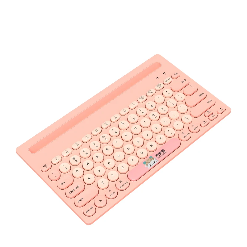 NACODEX 320i Cute Round keycap Custom BT Wireless Keyboard for iPad Android IOS compact Office mini keyboards