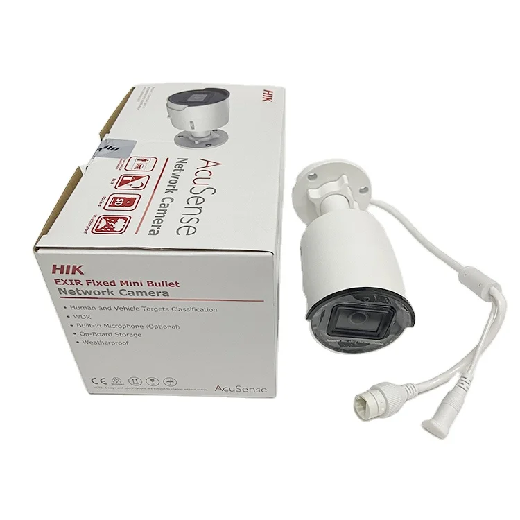 Full Metal Materials 6MP Mini Bullet Camera DS-2CD2063G0-I Outdoor Waterproof 6 Megapixel HD IP Camera