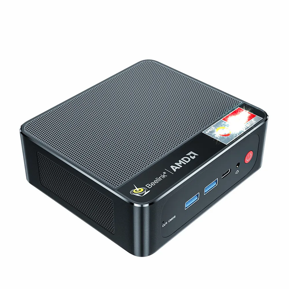 Win10 4K Beelink SER3 AMD 3750H Vega 10 графика 8 Гб DDR4 256 ГБ SSD Мини ПК с сенсорным экраном 2 HD-MI 1 Type-C три-экран