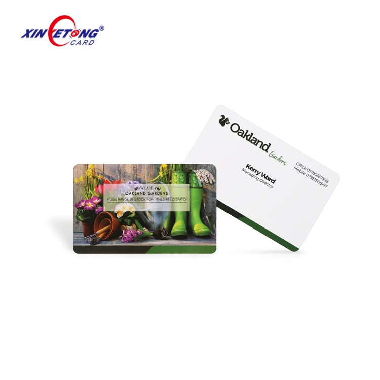 CMYK Printed Plastic Cards Access Control Card Fudan FM11RF08  HF RFID Smart Card