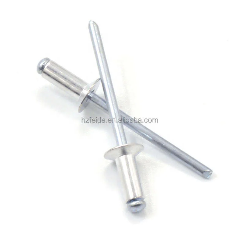 Open Type GB12618.1 Round Head Rivet Scountersunk Head Aluminium Pop Blind Rivet