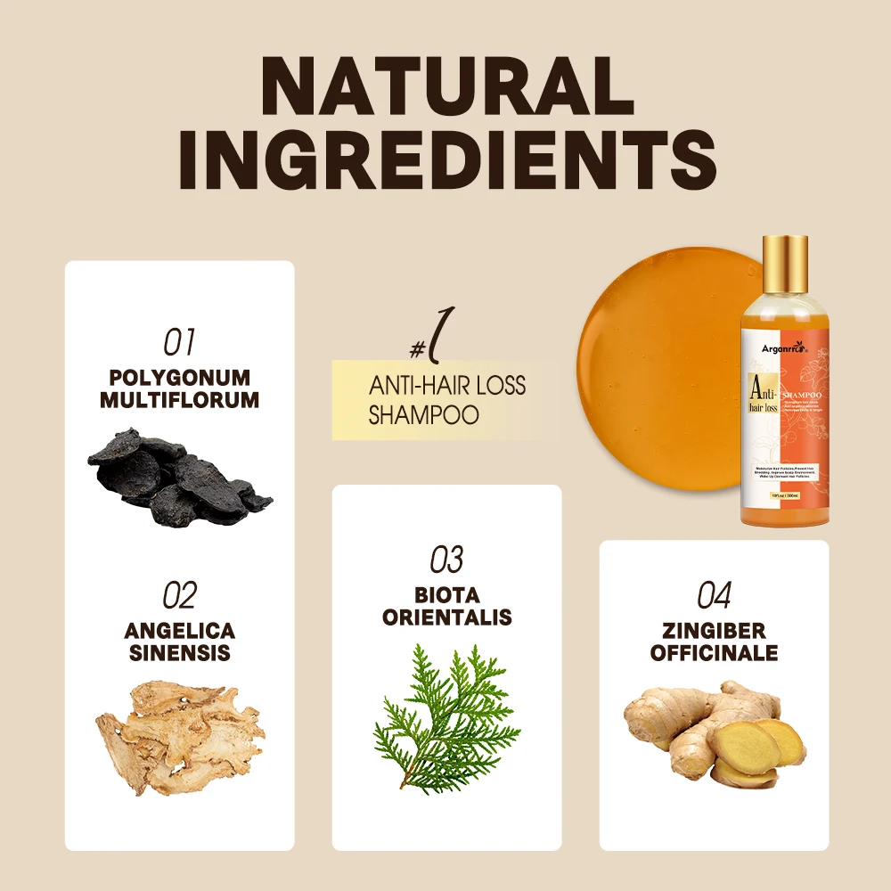 OEM Save Hair Seam Welcome Test Sample Hair Care Set Regrowth Anti LOSS Shampoo And Hair Growth Serum