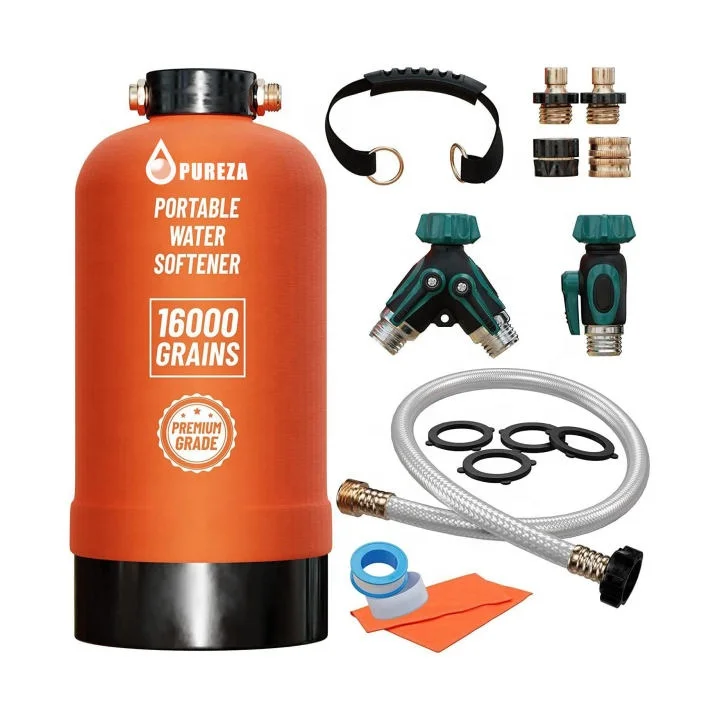 Portable Grain RV Water Softener 16,000 Grain RV Water Softener for RV