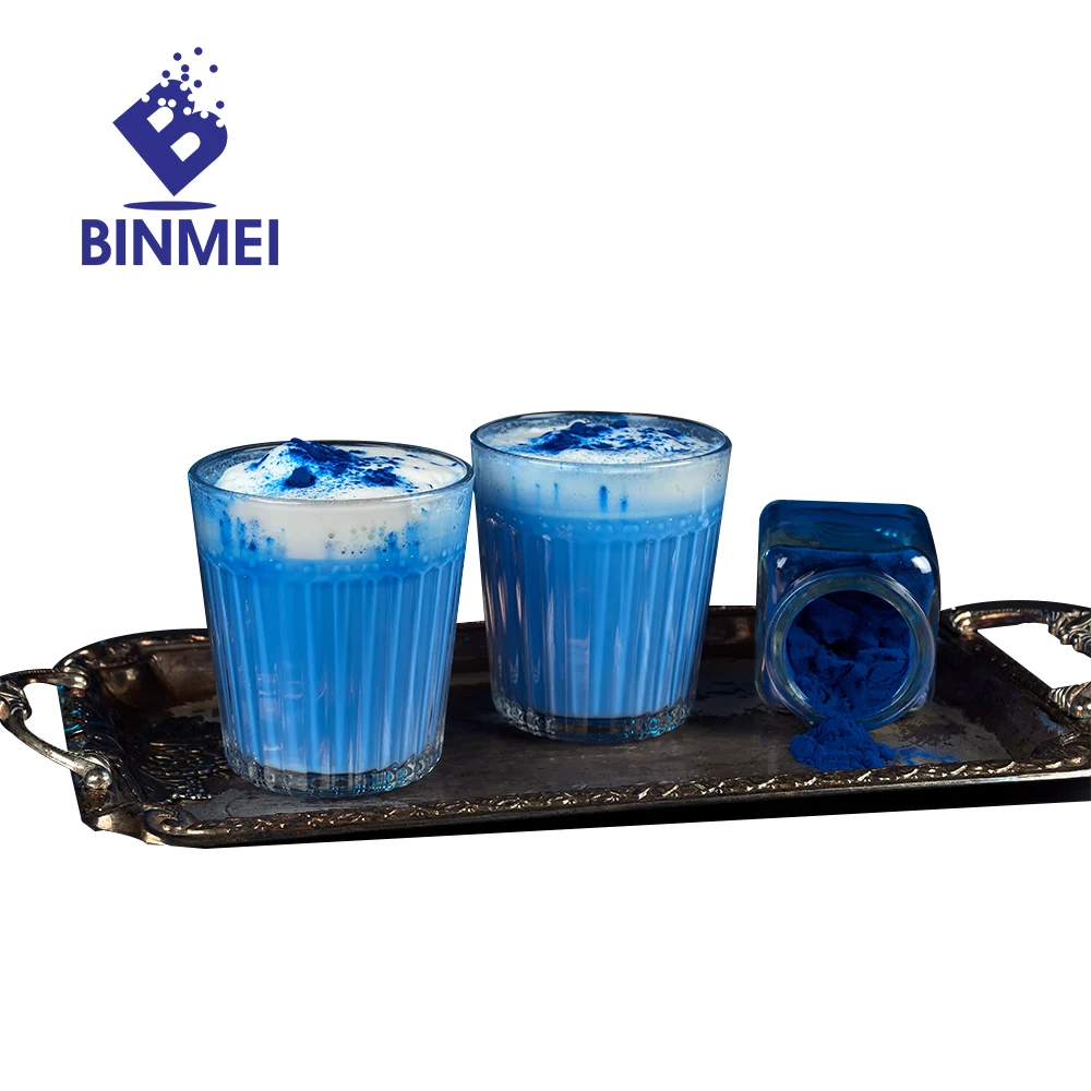 BINMEI высококачественный поставщик белкового порошка синий Спирулина порошок фикоцианин E25 для продуктов питания и здоровья