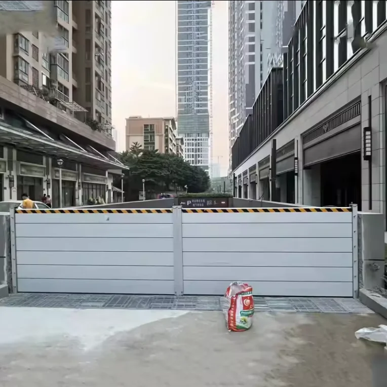 New Design Custom Size flood barrier Quick Dam Shield Water barrier Flooded Baffle Movable Metal Flood Boxwall