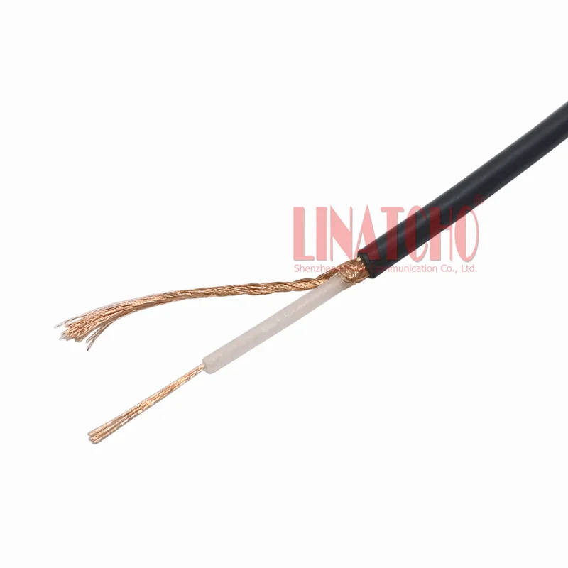 Black 50-1.5 RG174 50Ohm RF Coaxial Cable