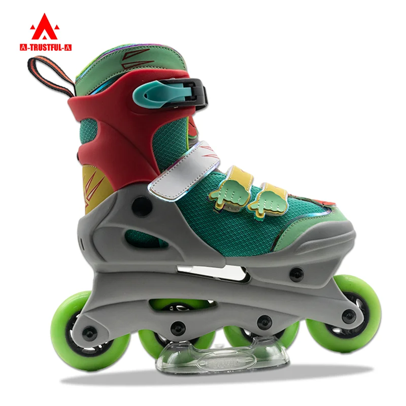 Wholesale Children love style Retractable Adjustable inline skating Outdoor roller inline skates shoes