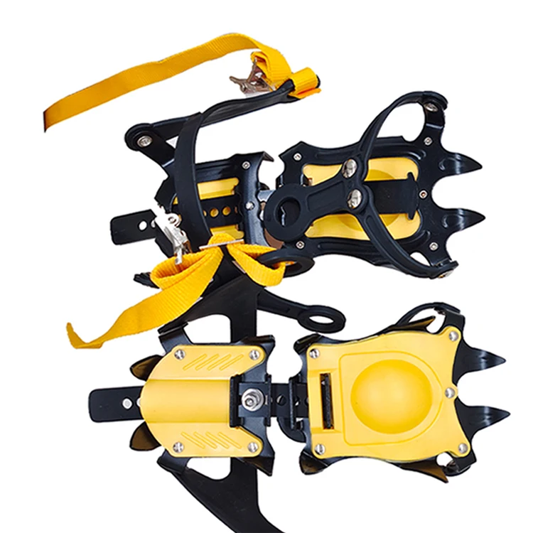Outdoor Climbing Hiking Universal Anti Slip Durable 10 Studs Ice Crampons