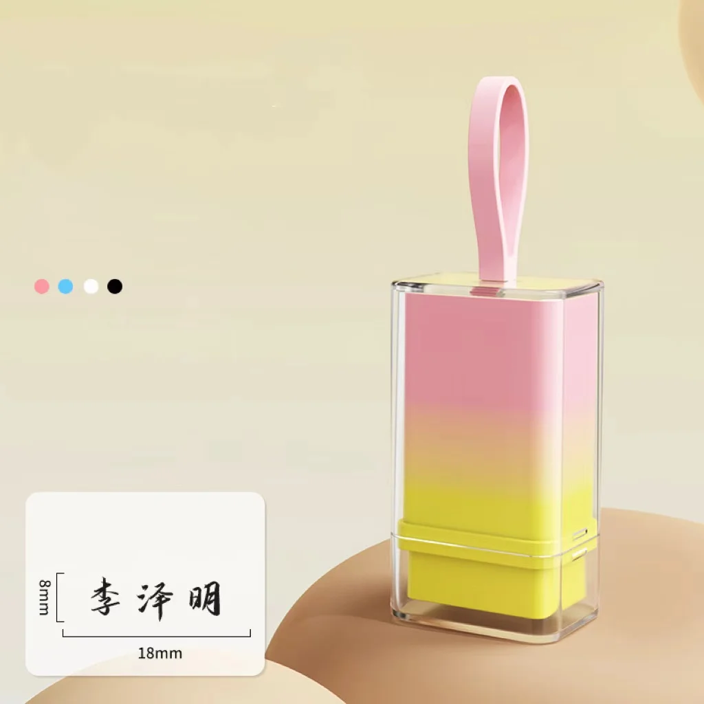 office custom plastic stamps 0513 gradient flash stamp pressure photosensitive stamp