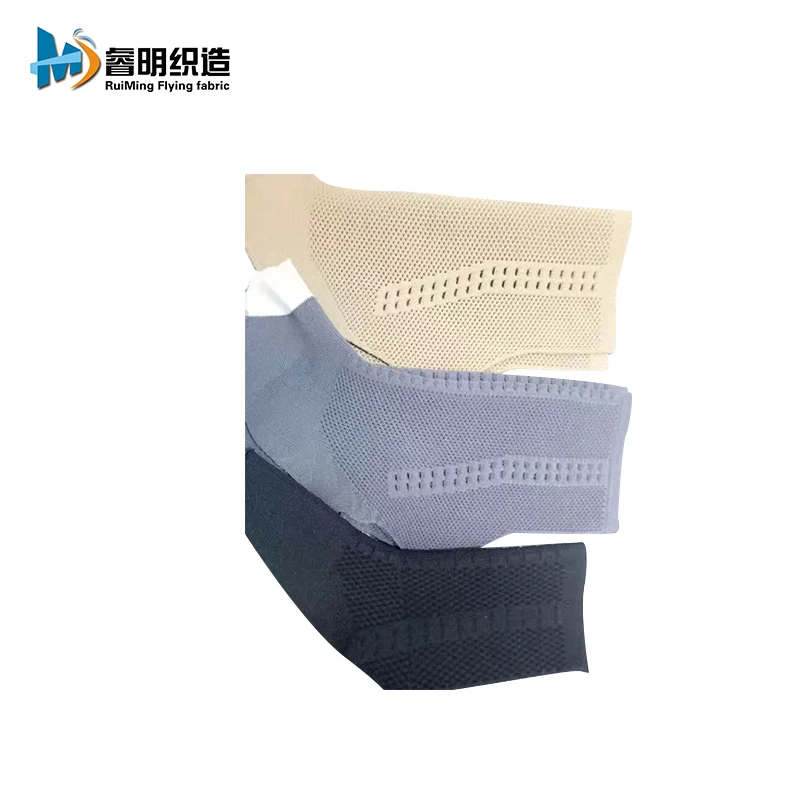 Factory direct high-heeled shoes upper flying knitted high-top upper capellada tejidas
