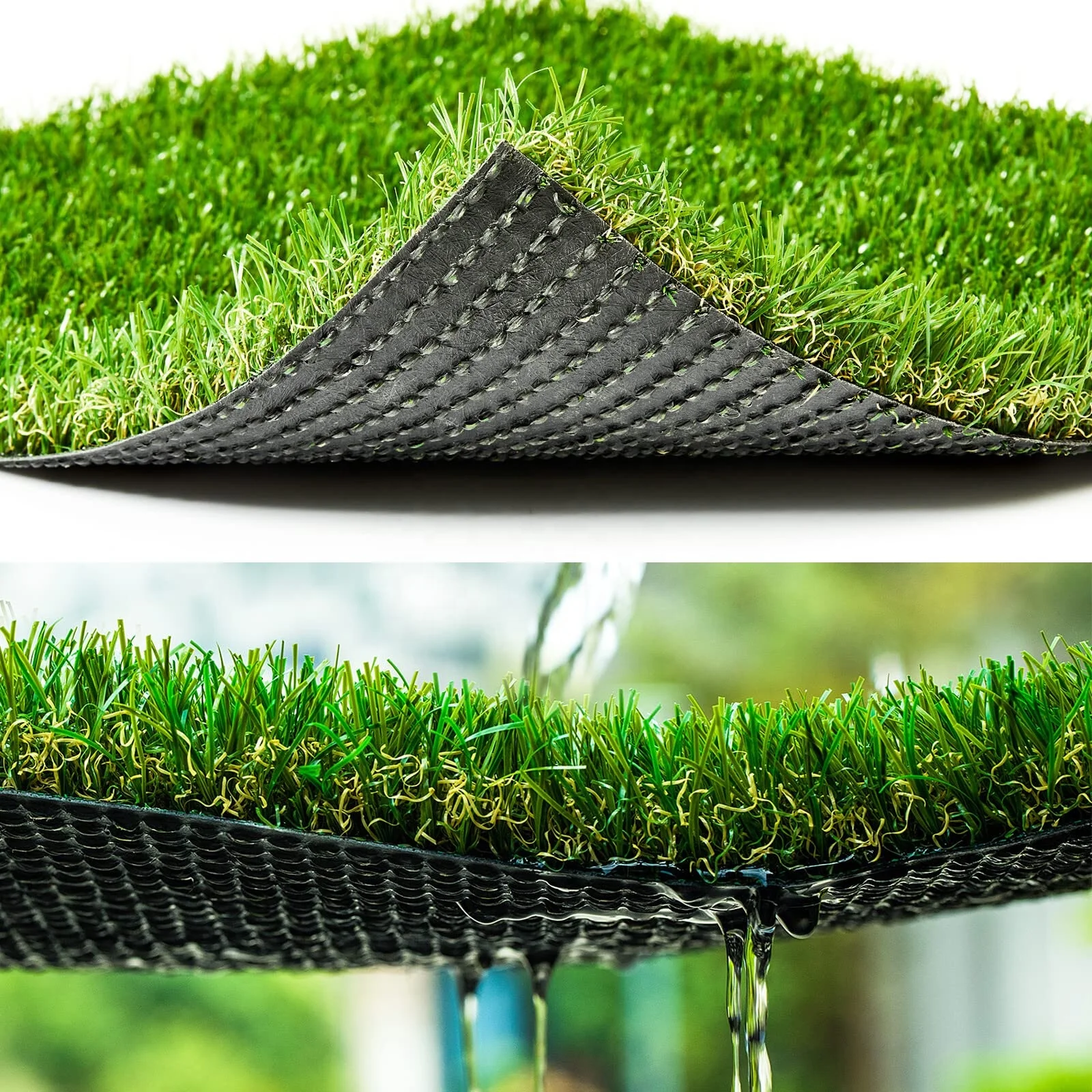 Easy Install UV Resistant Custom Sports Landscaping 50mm Artificial Green Floor Synthetic Grass Carpet in Rolls