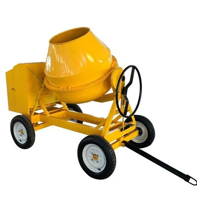 Portable Diesel 500L Concrete Mixer with Pump Machine Self Loading Mobile portable Concrete Mixer with Pump for Construction