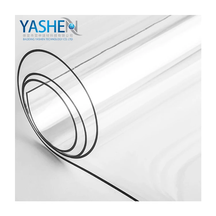 uv resistant plastic foil super clear pvc film transparent pvc sheet factory price