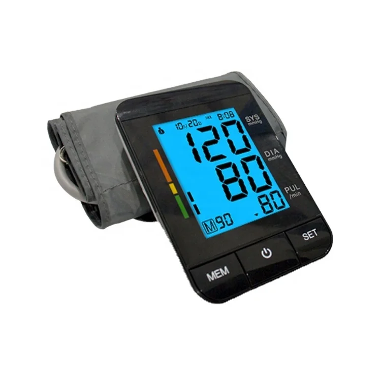 Desktop Nylon Cuff Imitative Mercury Free Sphygmomanometer Electric Plastic Blood Pressure Monitor Ce Online Technical Support