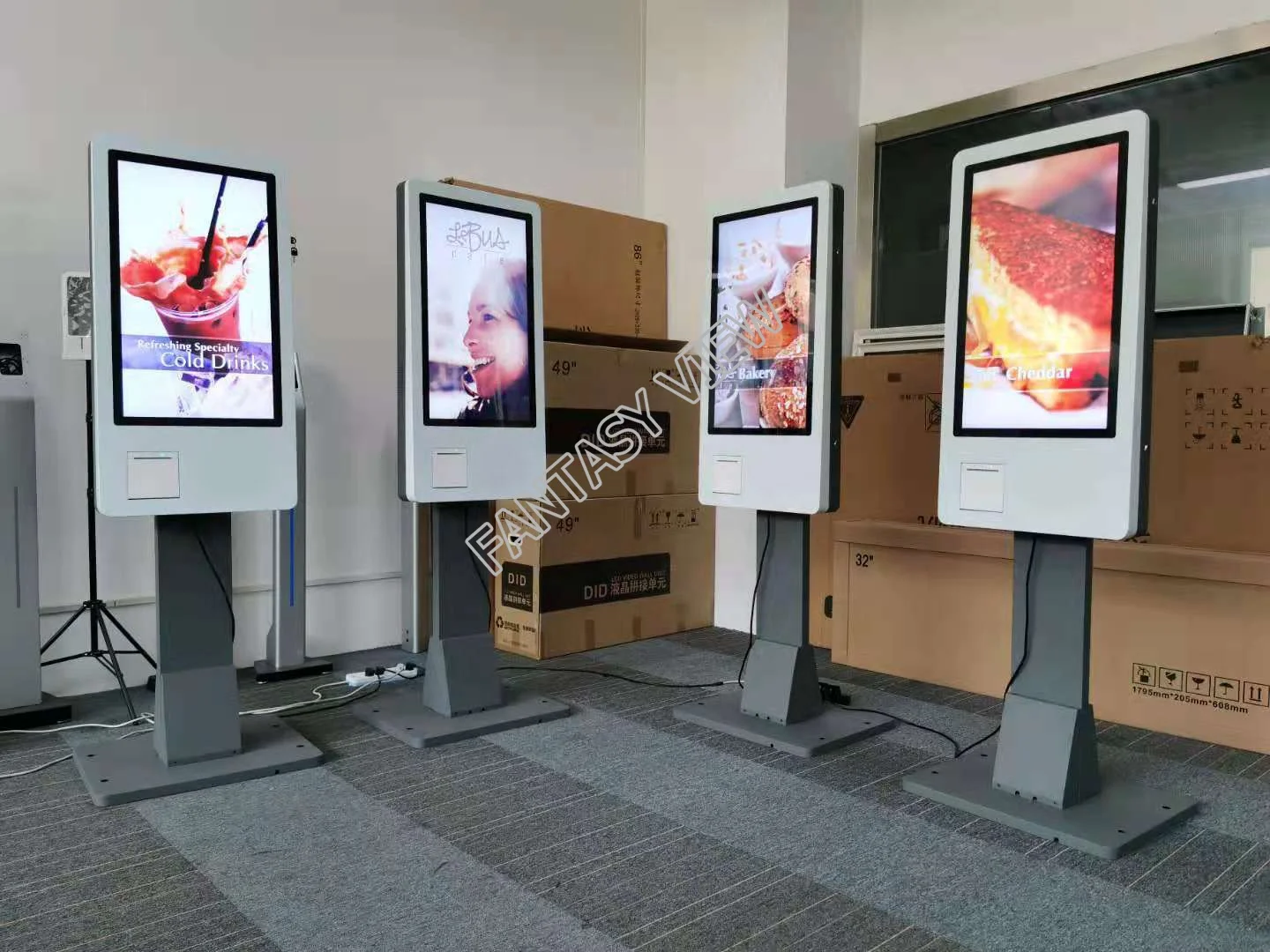 Самостоятельно для POS решения интерактивный сенсорный экран самообслуживания заказа киоски