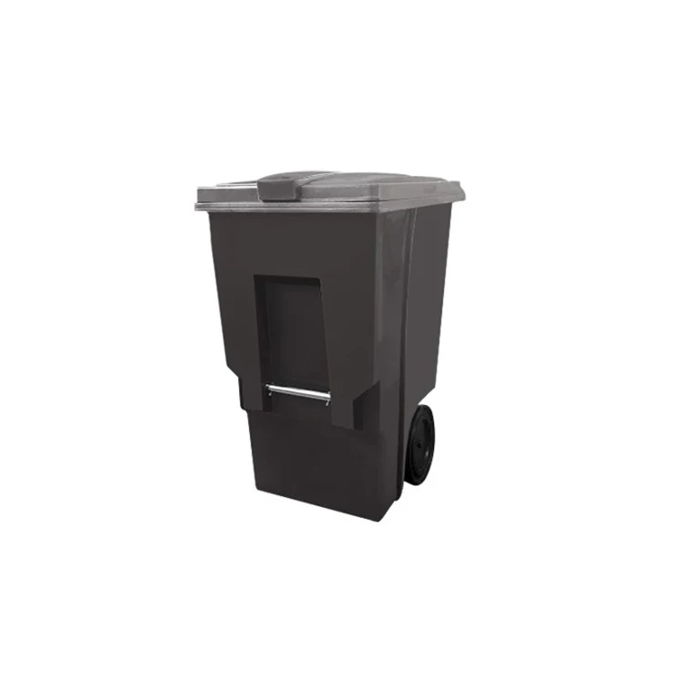 Durable Outdoor Wheeled Recycle Plastic Waste Bins Garbage Trash Bin for Hospitals and Health Clinics