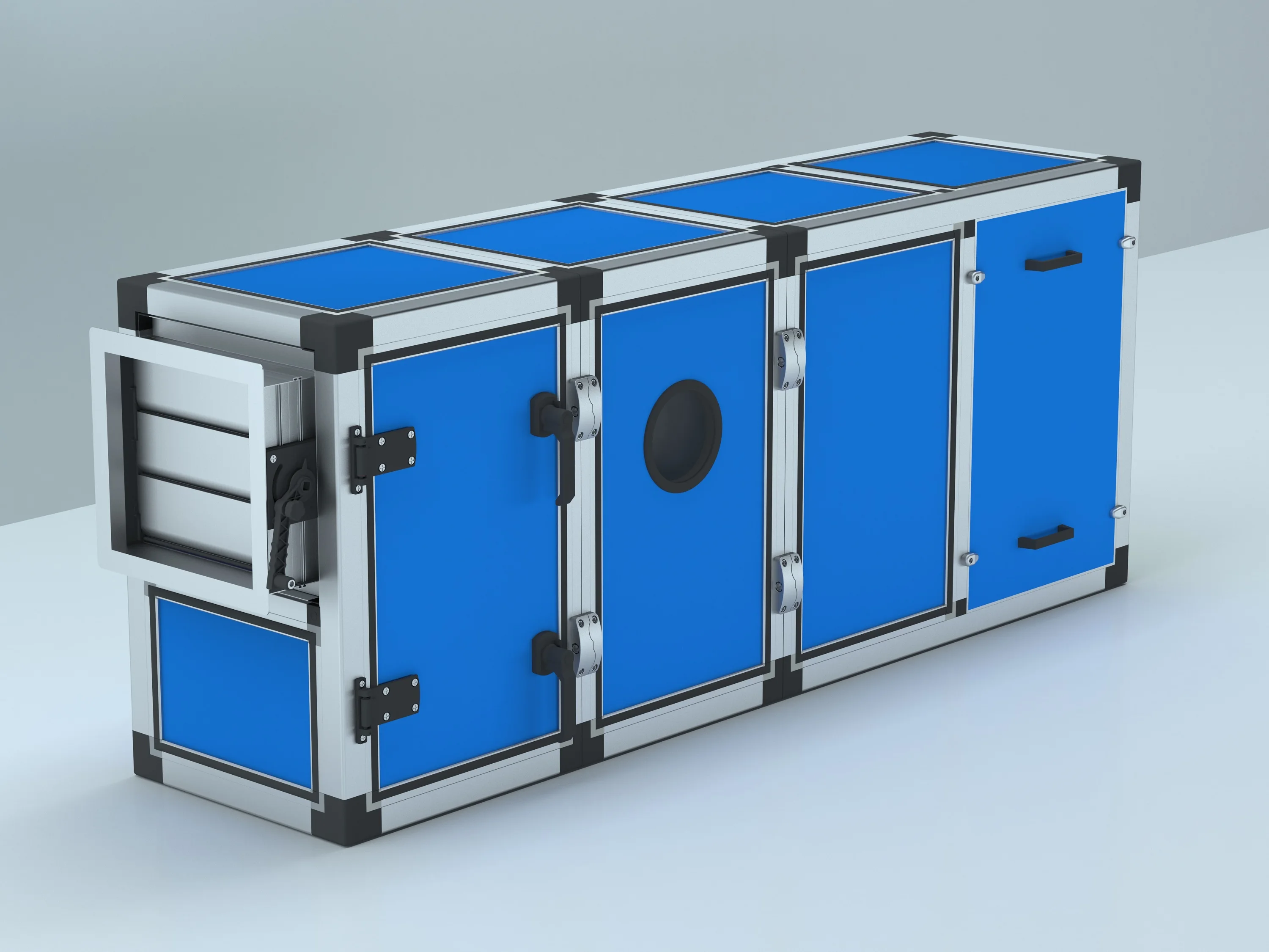 HVAC system air conditioner parts AHU accessories nylon corner plastic connector for air handling unit installation