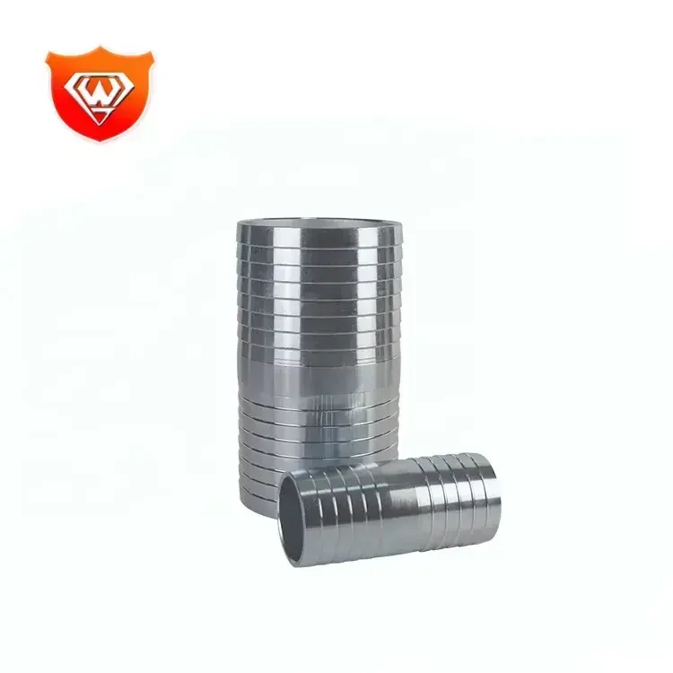 Hose End Steel Couplings White Zinc Plated Hose Mender Threaded Pipe Coupling Fittings Socket