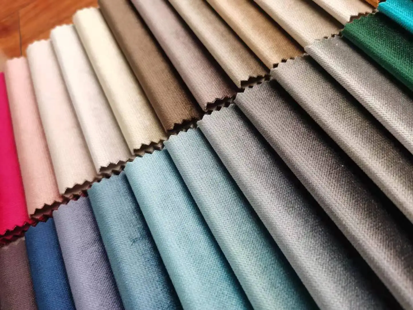 330-340gsm shining velvet for sofa