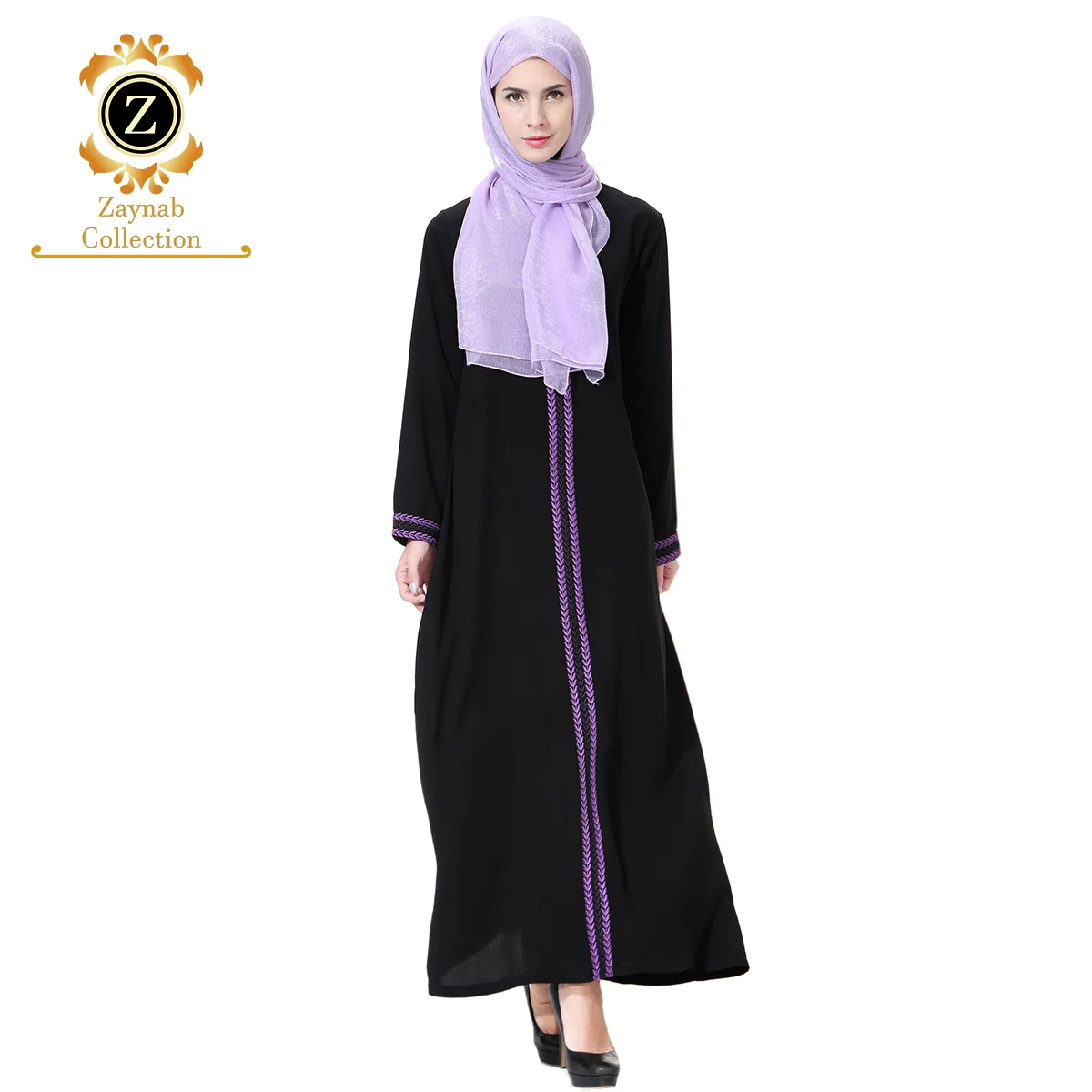 Zaynab Women Abaya Muslim Dresses Wholesale Kaftan Designs Muslim Wedding Dress Hijab Abaya Women Muslim Dress Dubai Abaya