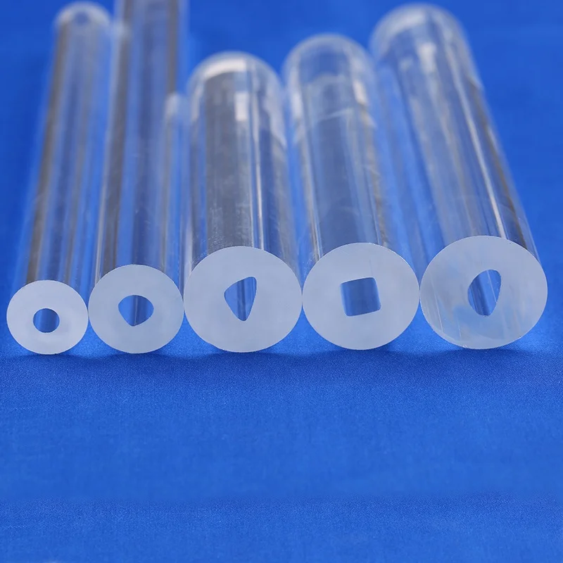 Устойчивый к высоким температурам силиконовый кварцевый стержень с одним отверстием высокотемпературный стеклянный