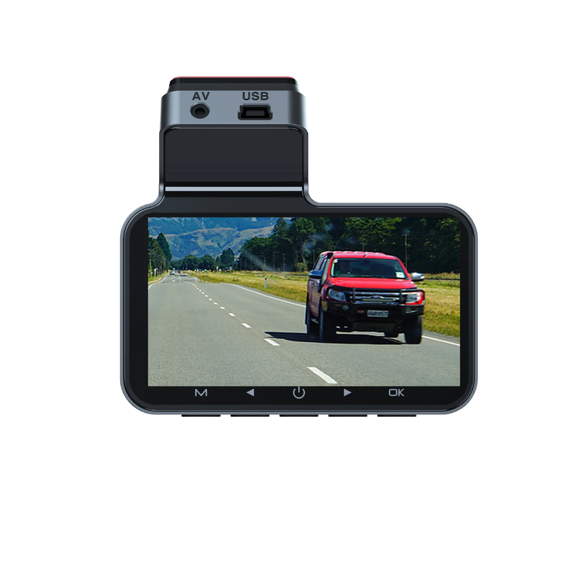 Dual Channels Front and Back Vehicle Video Recorder 3.0 Inch Screen WIFI GPS Dash Cam Car Dvr with APP