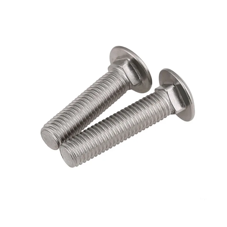 M3.5 M5 M8 Round Head Square Din603 Stainless Steel 304 316 Bolted Cable Lug Carriage Shear Latch Bolt