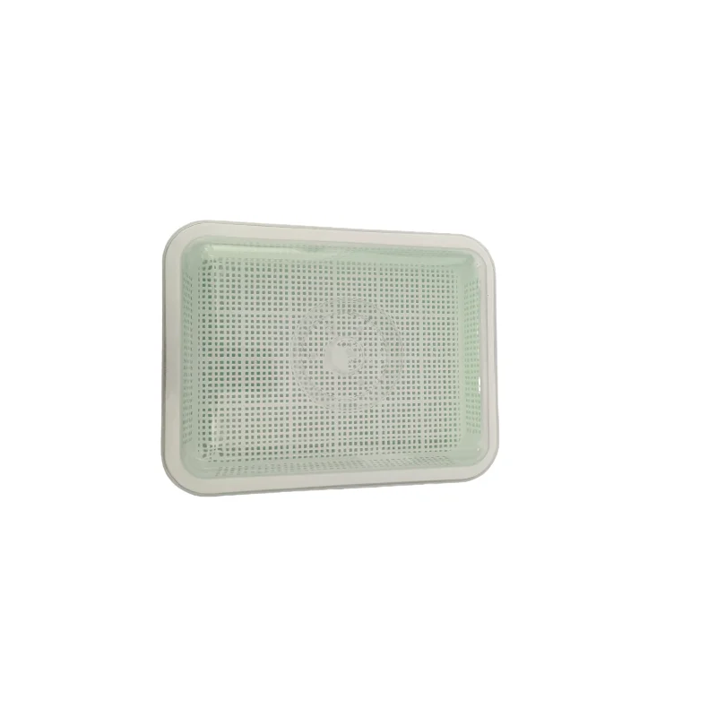 Home Garden Wheat Seedlings Nursery Pots Growing Planting Dishes Double Peanut Bud Sprouts Plate Seedling Tray