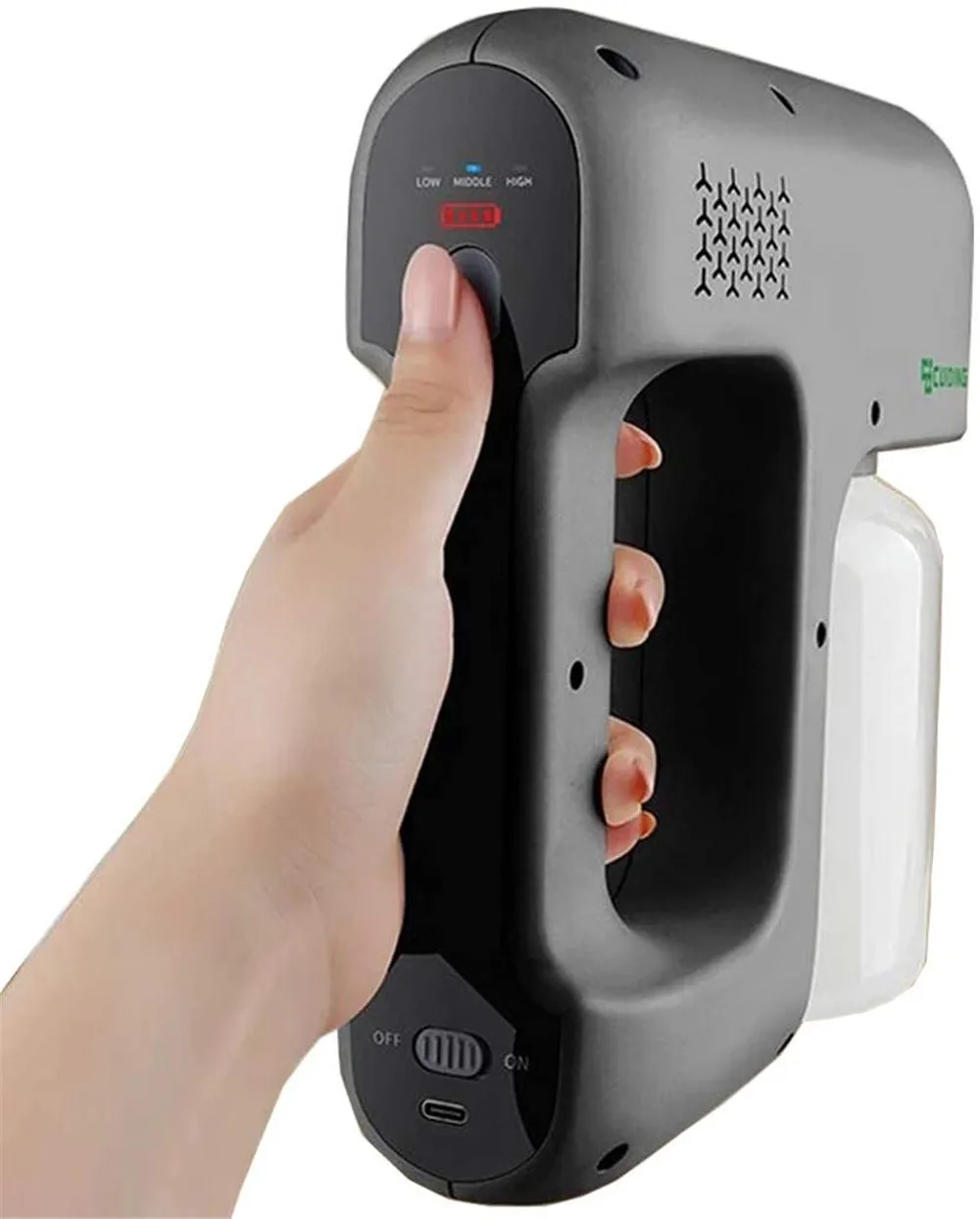 
USB Rechargeable Smoke Machine Stage Fogger 400mL Handheld Nano Disinfection Steam Gun Water Mist Sprayer for Home Office 