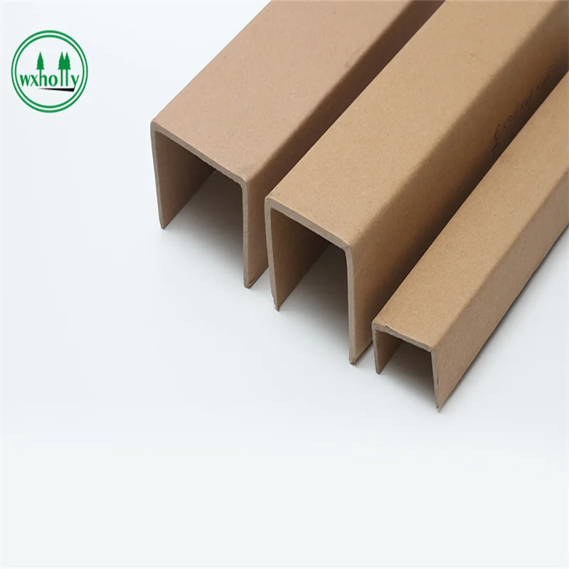 Paper Protector Cardboard U-shape Packing Carton Angle Protector Corner Cardboard Paper Corner Guard
