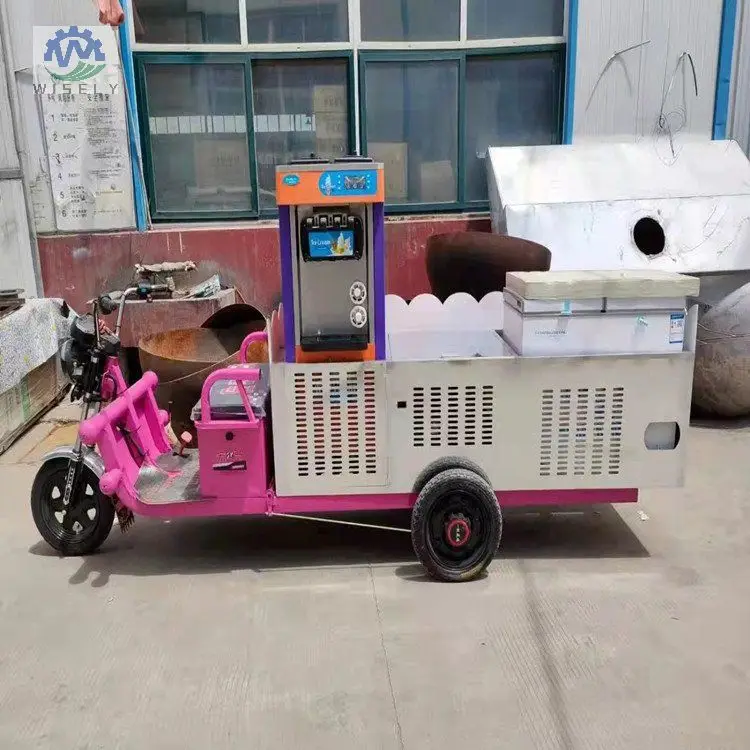WSL 2024 Wholesale 10-50L/H Mobile Ice Creme Machine Hard Ice Cream Gelato Machine For Small Business