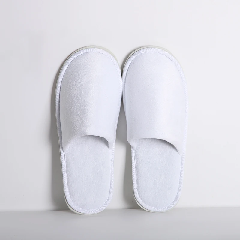 Hotel Amenities Disposable Slippers Eva Outsole Material Hotel Disposable Slippers