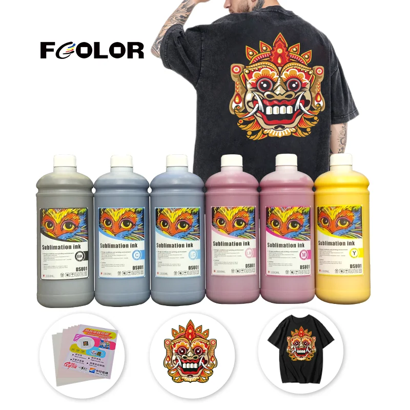 High Transfer Rate Cosmos Sublimation Inks for Desk Sublimation Printer Transfer Printing