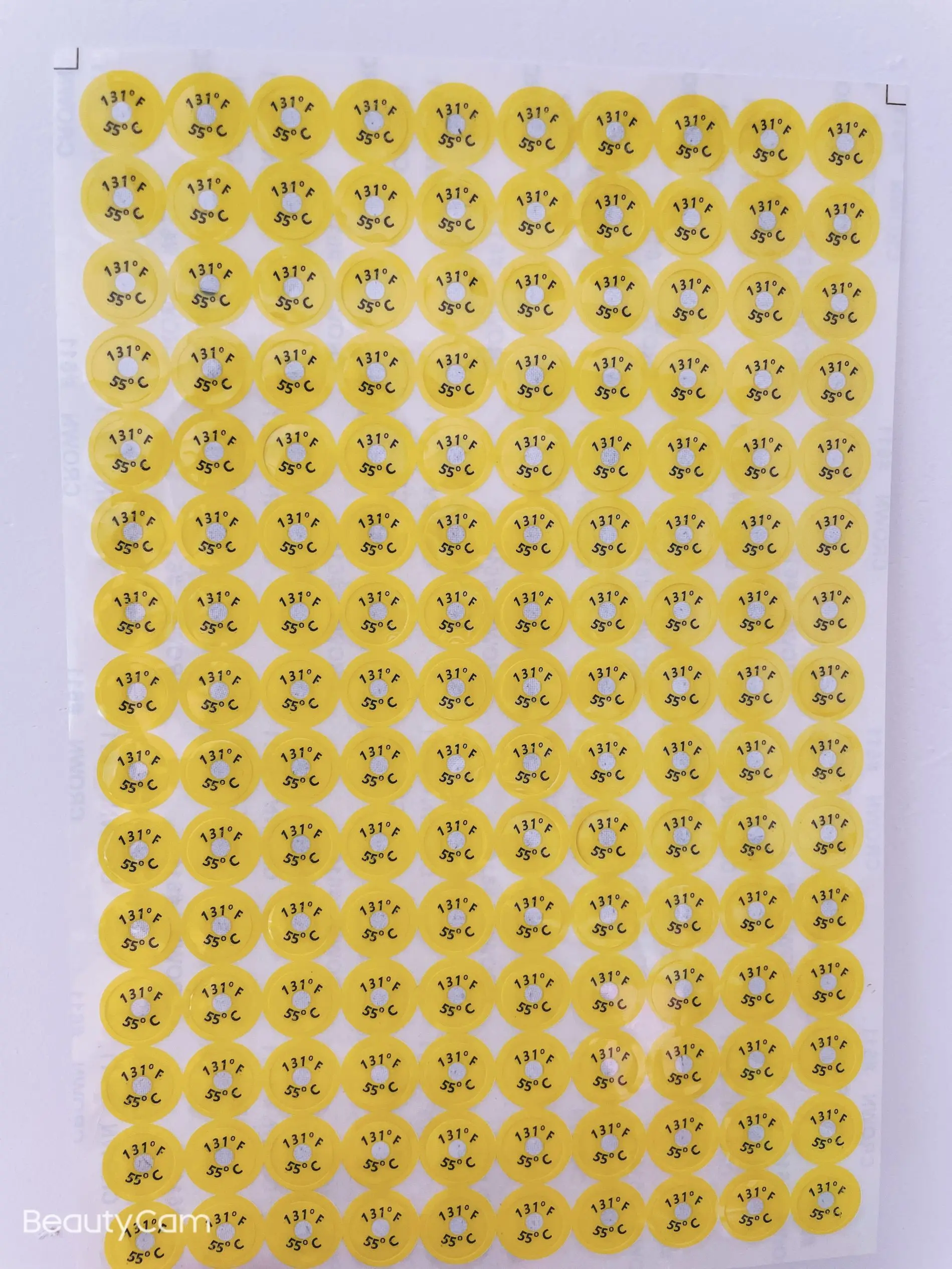 Temperature Testing Strip Sticker Thermometer Color Changing Label One Point Indicator Thermal Labels