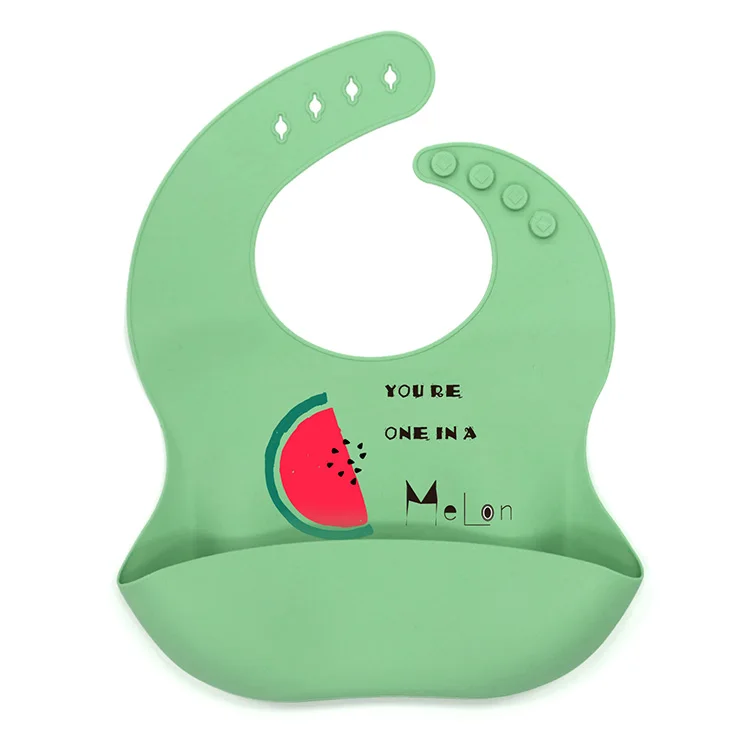High Quality Soft Bibs Food Grade Silicone Baby Bib