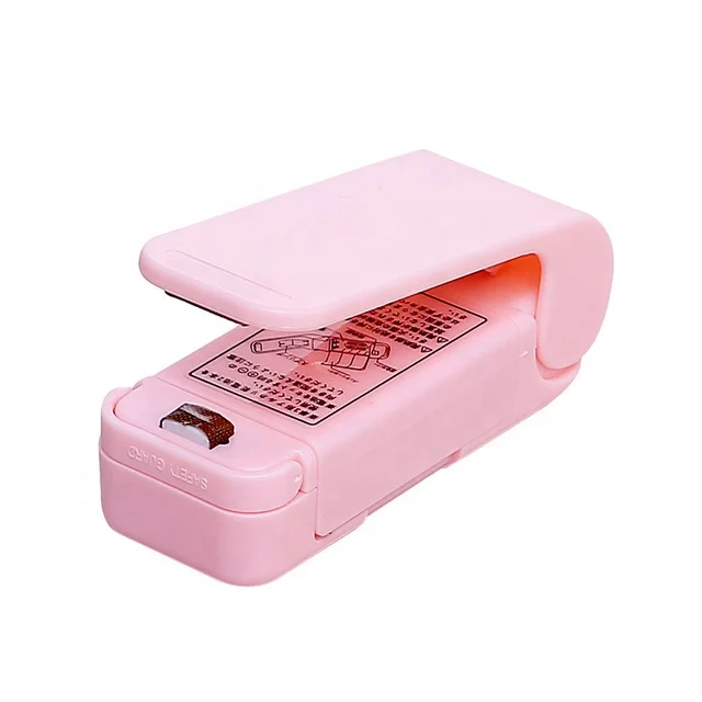 Household Portable Heat Seal Machine Manual Vacuum Food Sealer Portable Mini Food Sealing Machine Plastic Mini Bag Heat Sealer