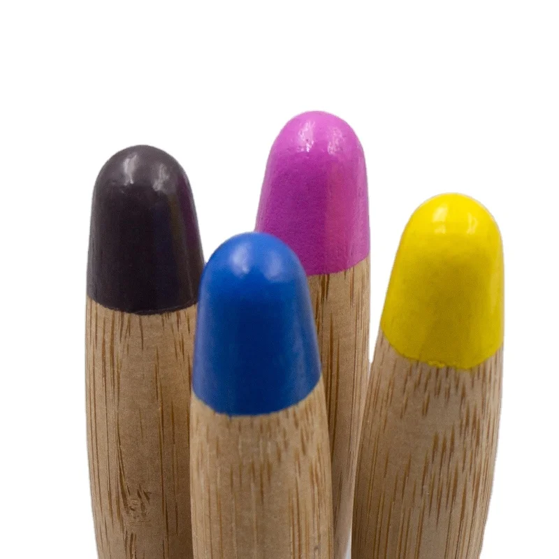 hot sale eco-friendly natural recycle biodegradable mao bamboo toothbrush with colored paint