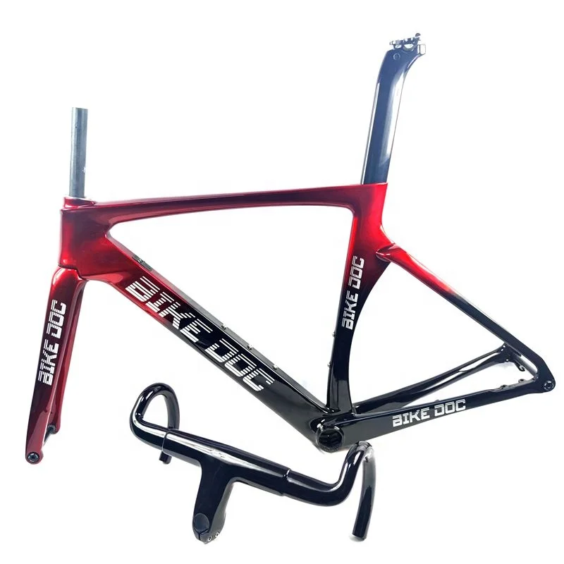 Synergy HQR37 Aero Carbon Race Bike Frame Road Disc Handlebars Inner Cable Routing 700c