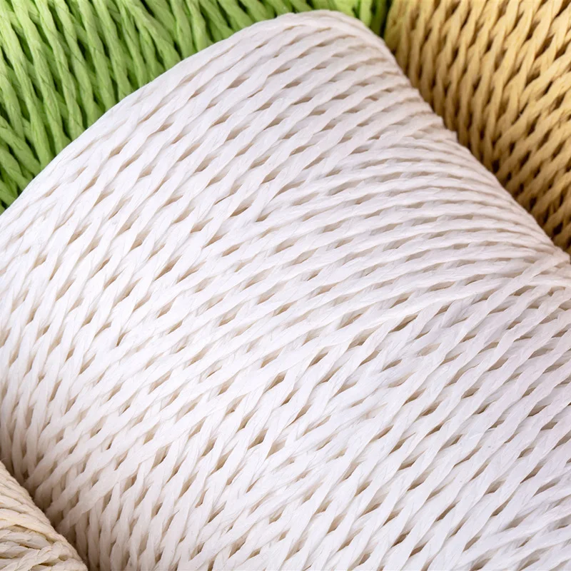  Bojay Wholesale Raffia Yarn Supplier Twine Paper Ribbon Rope For Gift Box Packing DIY Summer