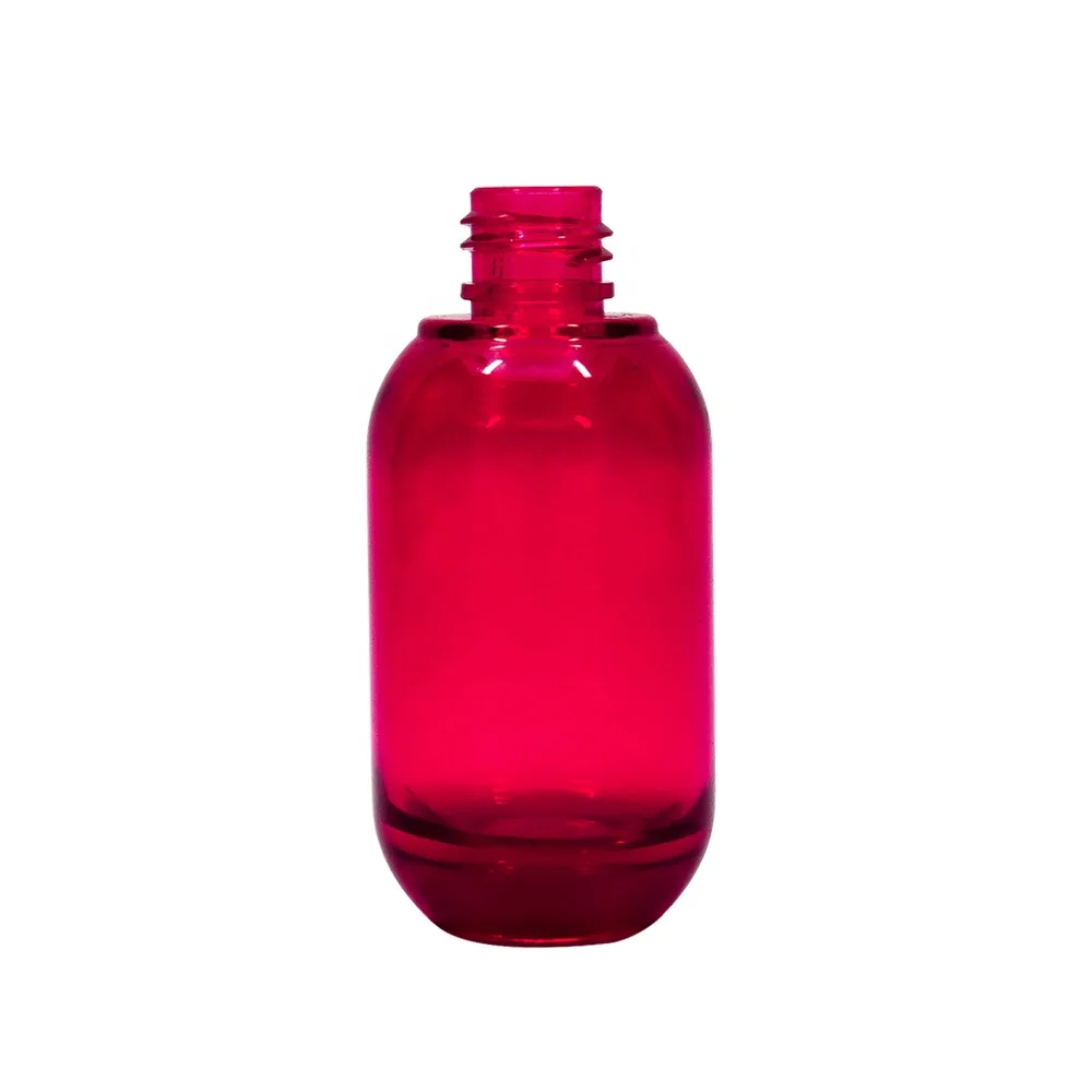 15ml Red PETG  Plastic Bottle with Dropper for Cosmetics Packaging