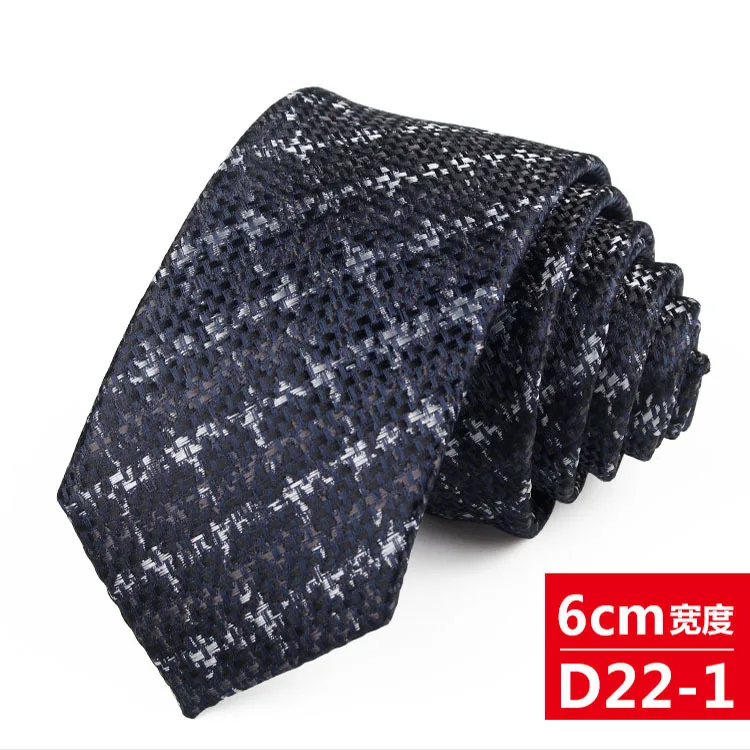 Wholesale High Quality Woven Jacquard  Small Pattern Style Polyester Blend Ties For Men