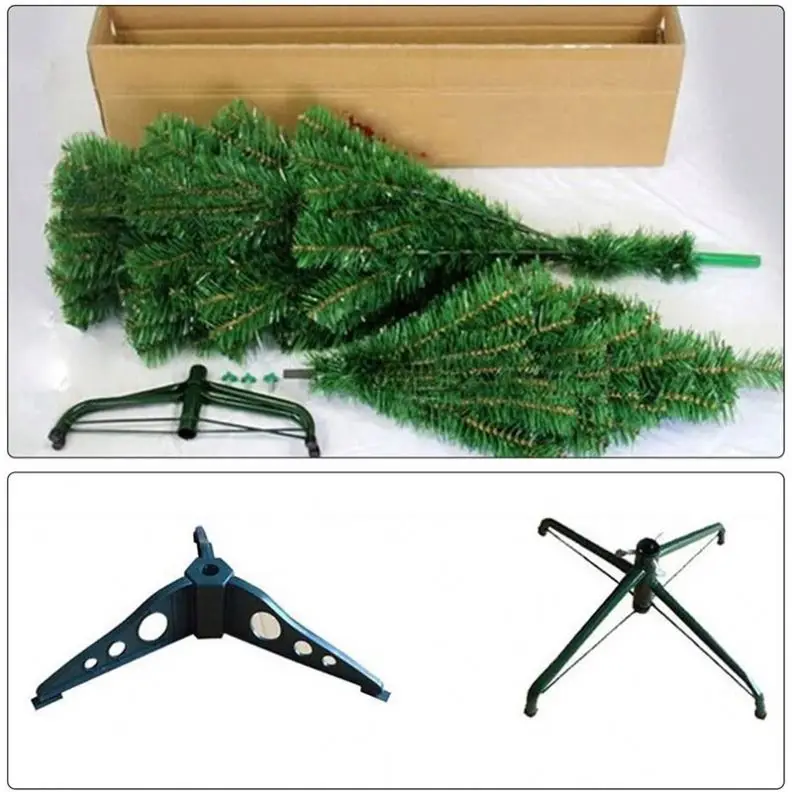 7.5Ft 12 Ft The Big Smart Decoration Slim Christmas Tree With Stand