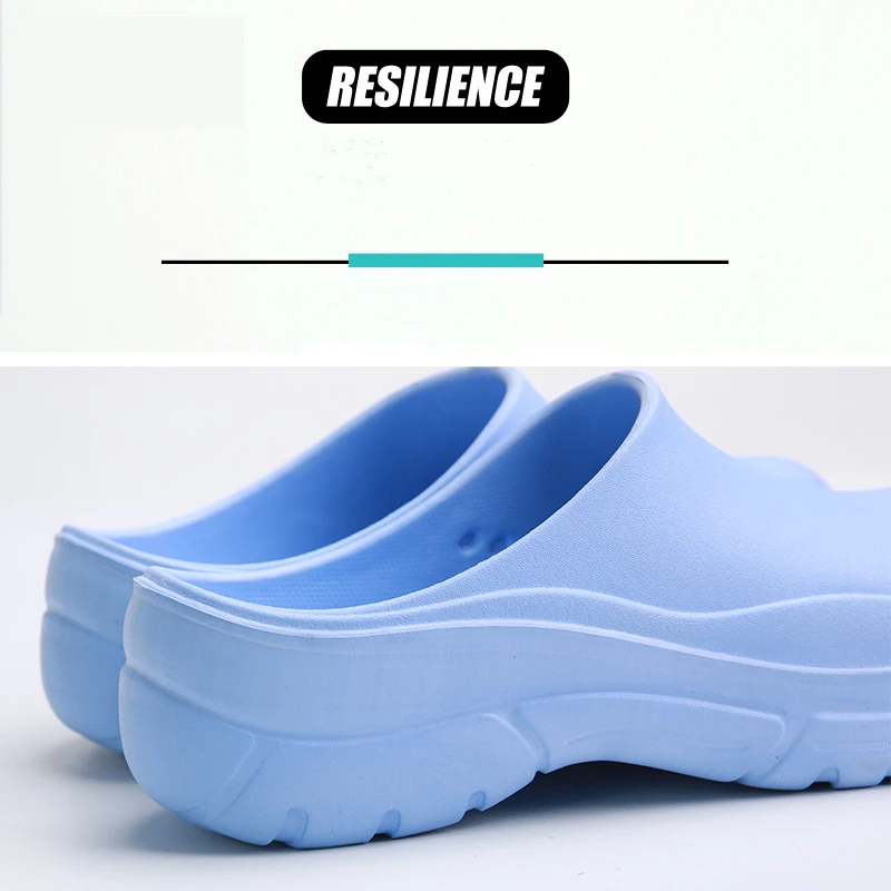 Non-slip Waterproof EVA Hospital Doctors Nurse Unisex Work Safety Shoes Kitchen Chef Shoes
