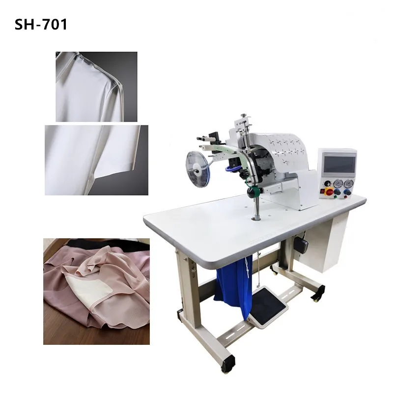 208 Industrial Fabric Ultrasonic Sewing Straight Knife Cutter Seaming Machine for Seamless T-shirt Polo Shirt Factory