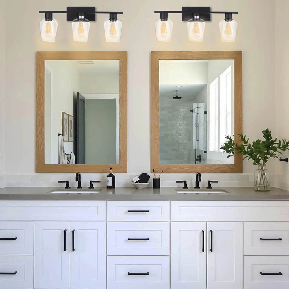 USA Stock Free Sample Iron Body IP44 Vantage Wall Mirror Sconce LED Wall Light
