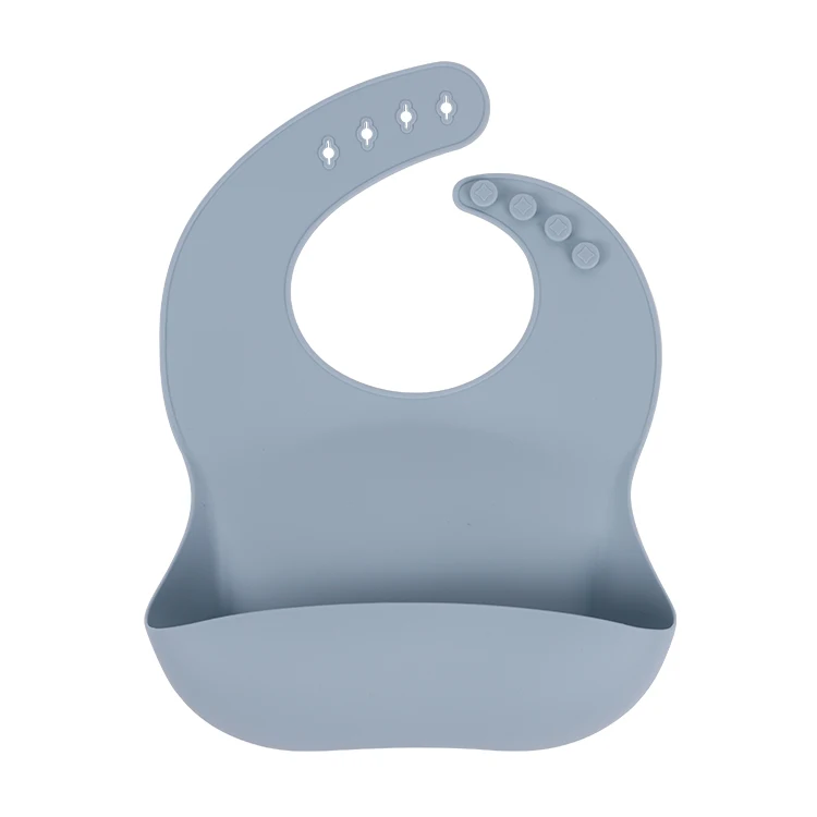 manufacturer custom design bpa free price waterproof bowl oil-proof silicone baby bib with food