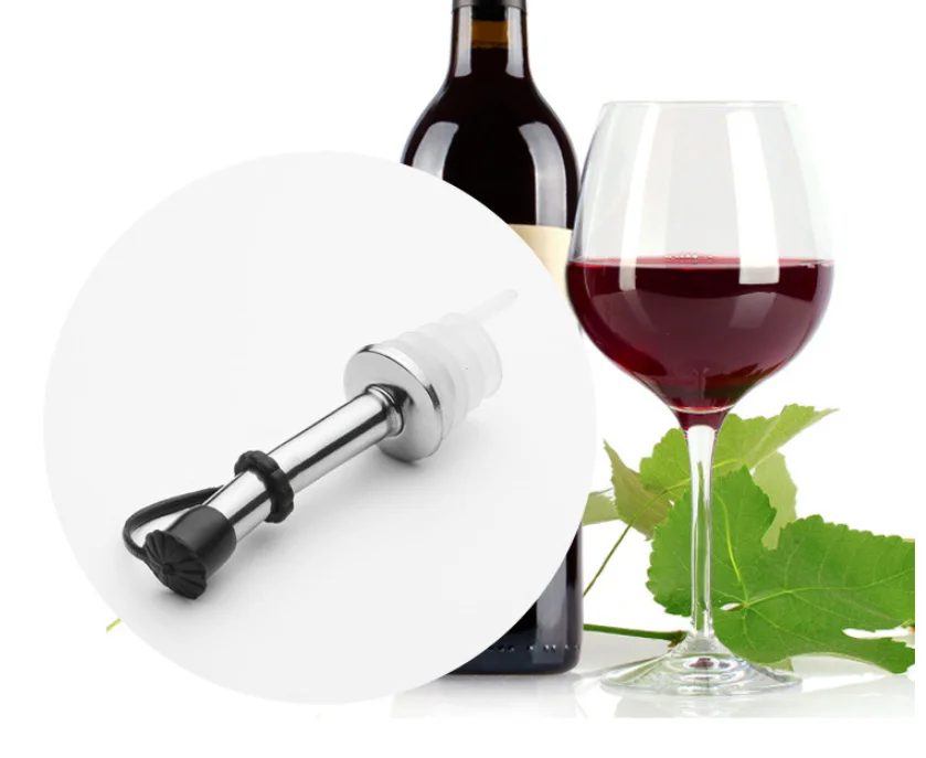 Wine nozzle 304 stainless steel wine introducer whisky pouring device universal bar cork