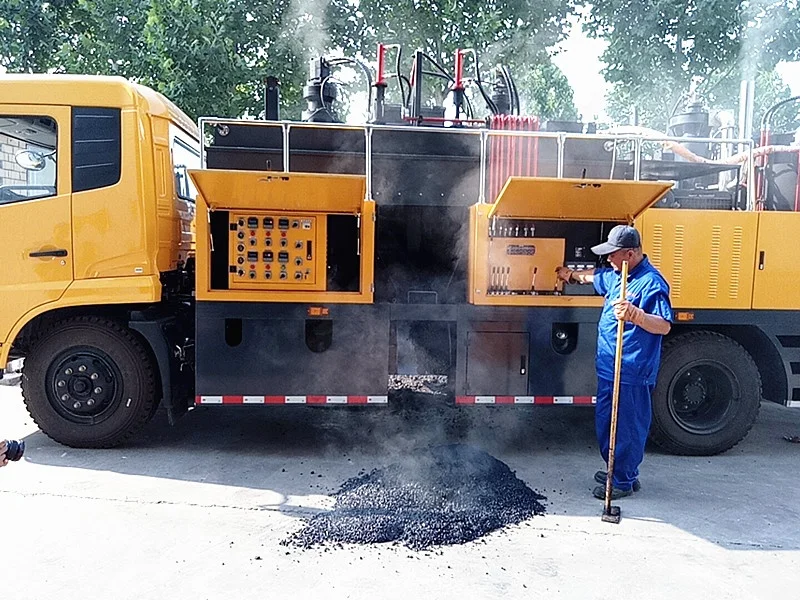 Small Mobile Hot Asphalt Mixer Price Portable Asphalt Mixer Tuck