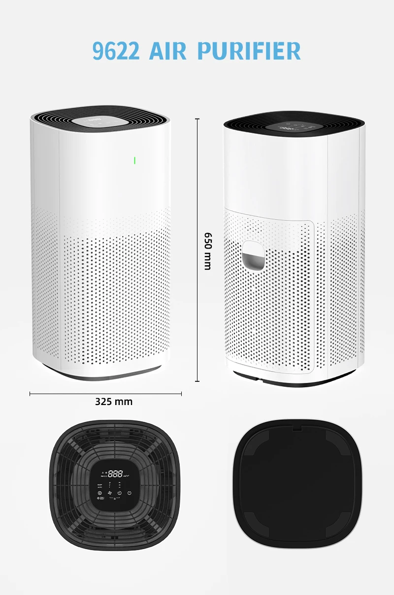 JNUO commercial purificador de aire inteligente sterilization powered air purifying respiratory dog hot and cold air purifier