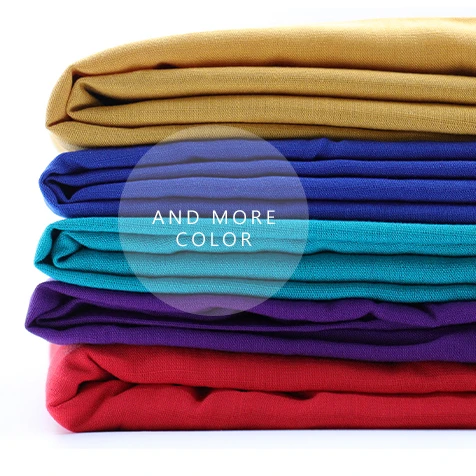 Peru Plain Dyed  Rayon Challis Fabric 100% Rayon Slub Fabric For Dress Garments